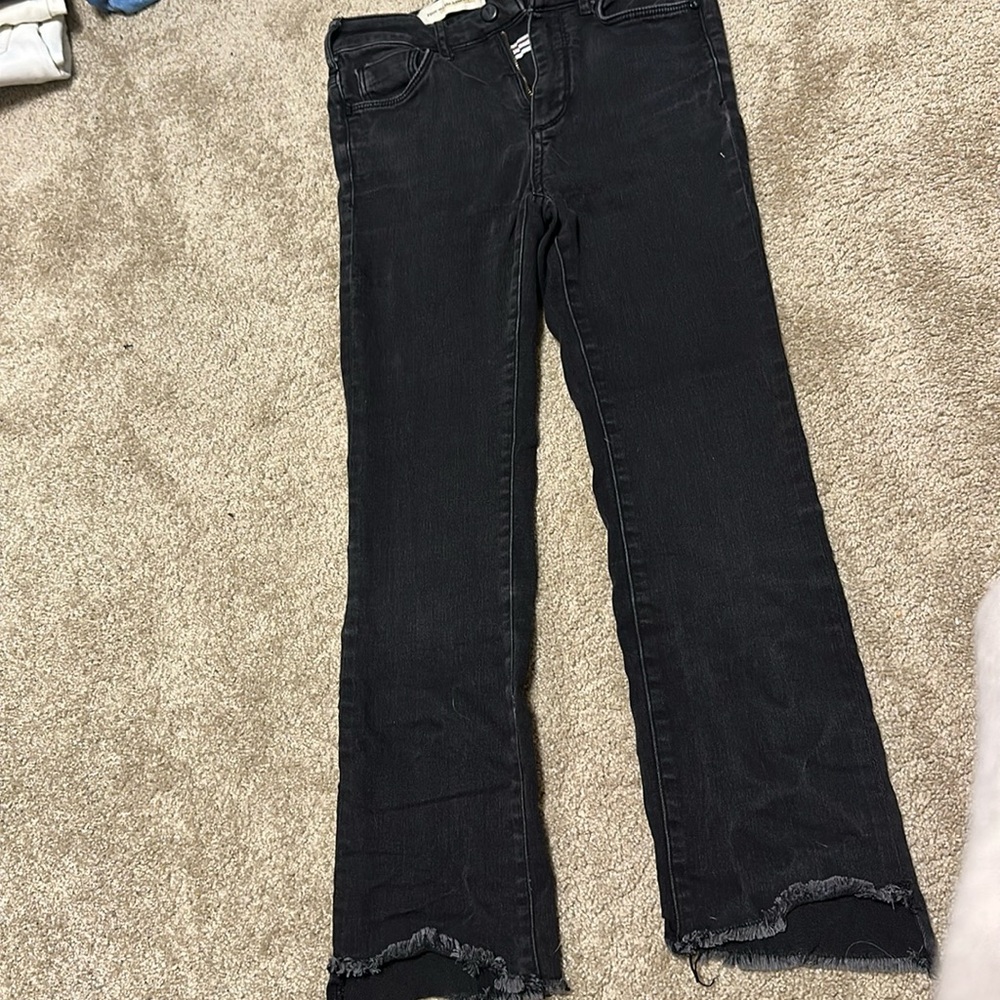 Size 25 pilcro and the letter press Anthropologie black jeans